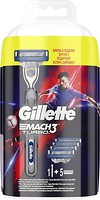 Фото Gillette станок для гоління Mach 3 Turbo із 5 змінними картриджами