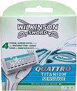 Фото Wilkinson Sword (Schick) змінні картриджі Quattro Titanium Sensitive 8 шт