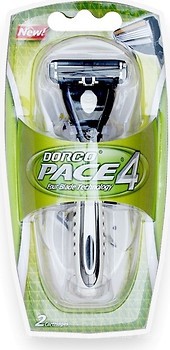 Фото Dorco бритвенный станок Pace 4 с 2 сменными картриджами