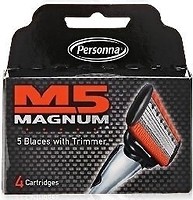 Фото Personna змінні картриджі Magnum M5 4 шт
