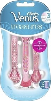 Фото Gillette Venus бритвенный станок Treasures Design Edition одноразовый 3 шт