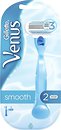 Фото Gillette Venus станок для гоління Smooth з 2 змінними картриджами