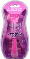 Фото Lezo станок для гоління Prime 3 жіночий з 4 змінними картриджами