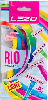 Фото Lezo станок для гоління Rio одноразовий жіночий 4 шт
