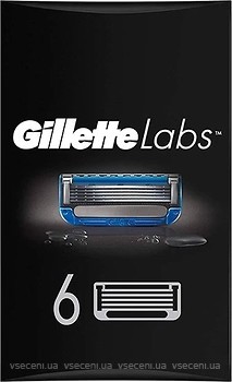 Фото Gillette сменные картриджи Labs Heated Razor 6 шт