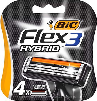 Фото BIC сменные картриджи Flex 3 Hybrid 4 шт