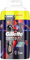 Фото Gillette подарунковий набір Fusion5 ProGlide з 5 змінними картриджами