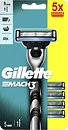 Фото Gillette станок для гоління Mach 3 з 5 змінними картриджами