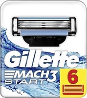 Фото Gillette змінні картриджі Mach 3 Start 6 шт