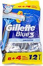 Фото Gillette станок для гоління Blue 3 Smooth одноразовий 12 шт