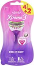Фото Wilkinson Sword (Schick) станок для гоління Xtreme3 Comfort одноразовий жіночий 6 шт