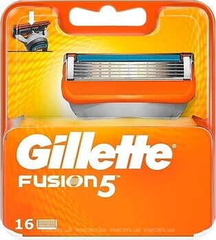 Фото Gillette змінні картриджі Fusion5 16 шт
