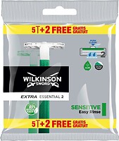 Фото Wilkinson Sword (Schick) станок для гоління Extra 2 Essential Sensitive одноразовий 7 шт