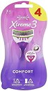 Фото Wilkinson Sword (Schick) станок для гоління Xtreme3 Comfort одноразовий жіночий 4 шт