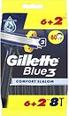 Фото Gillette станок для гоління Blue 3 Comfort Slalom одноразовий 8 шт