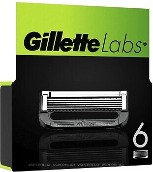 Фото Gillette змінні картриджі Labs 6 шт