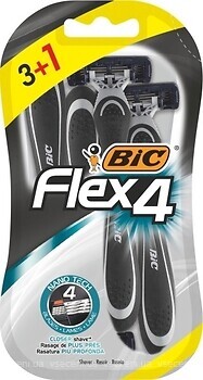 Фото BIC станок для гоління Flex 4 одноразовий 4 шт