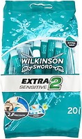 Фото Wilkinson Sword станок для гоління Extra 2 Sensitive одноразовий 20 шт