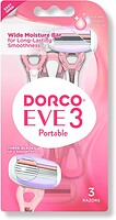 Фото Dorco бритвенный станок Eve 3 Portable женский одноразовый 3 шт