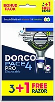 Фото Dorco станок для гоління Pace 4 Pro одноразовий 4 шт