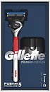Фото Gillette подарунковий набір Fusion5 ProGlide Premium Edition з 1 змінним картриджем
