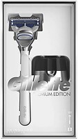 Фото Gillette подарочный набор Skinguard Sensitive Premium Edition с 1 сменным картриджем