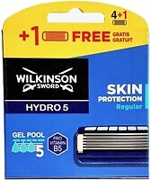 Фото Wilkinson Sword (Schick) змінні картриджі HYDRO 5 Skin Protection Regular 5 шт