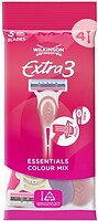 Фото Wilkinson Sword (Schick) бритвенный станок Extra 3 Beauty Essentials Colour Mix одноразовый женский 4 шт