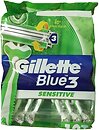 Фото Gillette станок для гоління Blue 3 Sensitive одноразовий 12 шт