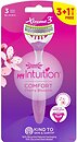 Фото Wilkinson Sword (Schick) станок для гоління Xtreme3 Intuition Comfort одноразовий жіночий 4 шт