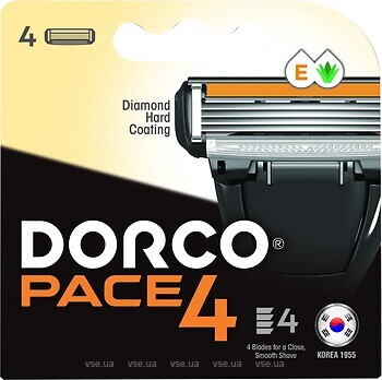 Фото Dorco змінні картриджі Pace 4 4 шт