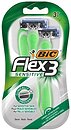 Фото BIC бритвенный станок Flex 3 Sensitive одноразовый 3 шт