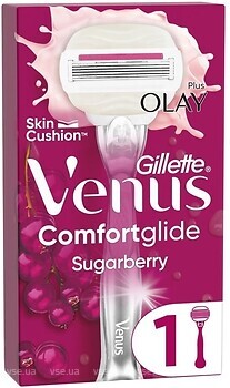 Фото Gillette Venus станок для гоління Olay Sugarberry з 1 змінним картриджем