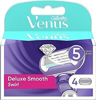 Фото Gillette Venus змінні картриджі Swirl Deluxe Smooth 4 шт
