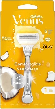 Фото Gillette Venus станок для гоління Olay Coconut з 1 змінним картриджем