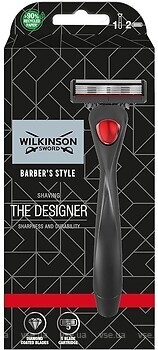 Фото Wilkinson Sword (Schick) бритвенный станок Barber's Style The Designer с 2 сменными картриджами