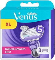 Фото Gillette Venus сменные картриджи Swirl Deluxe Smooth 8 шт