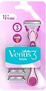 Фото Gillette Venus станок для гоління Simply 3 з 4 змінними картриджами