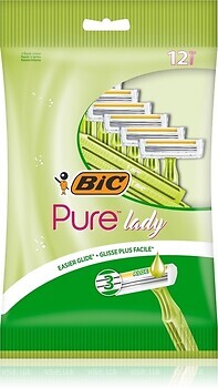 Фото BIC станок для гоління Pure 3 Lady одноразовий жіночий 12 шт