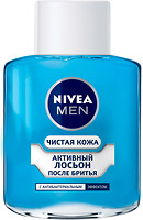 Фото Nivea Men активний лосьйон після гоління Чиста шкіра 100 мл