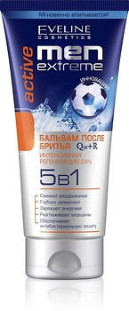 Фото Eveline Cosmetics бальзам после бритья Men Extreme Q10+R Active 5 в 1 200 мл