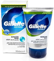 Фото Gillette Series бальзам після гоління Sensitive Skin для чутливої шкіри 100 мл
