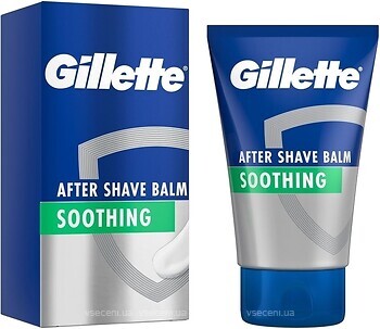 Фото Gillette Series бальзам после бритья With Aloe успокаивающий 100 мл