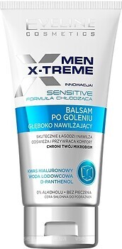Фото Eveline Cosmetics бальзам після гоління Men Extreme Sensitive зволожуючий для чутливої шкіри 150 мл