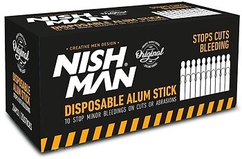 Фото Nishman галуни Disposable Alum Stick кровоспинні 20 шт