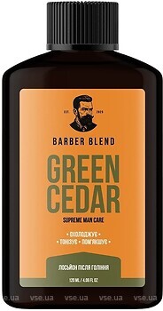 Фото Barber Blend лосьйон після гоління Green Cedar 120 мл