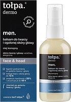 Фото Tolpa бальзам після гоління Dermo Men Face & Head зволожуючий 75 мл
