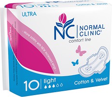 Фото Normal Clinic Classic Cotton & Velvet Comfort Line Ultra Light 10 шт