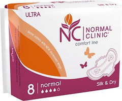 Фото Normal Clinic Classic Silk & Dry Comfort Line Ultra Normal 8 шт