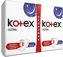 Фото Kotex Ultra Dry Night Duo 14 шт